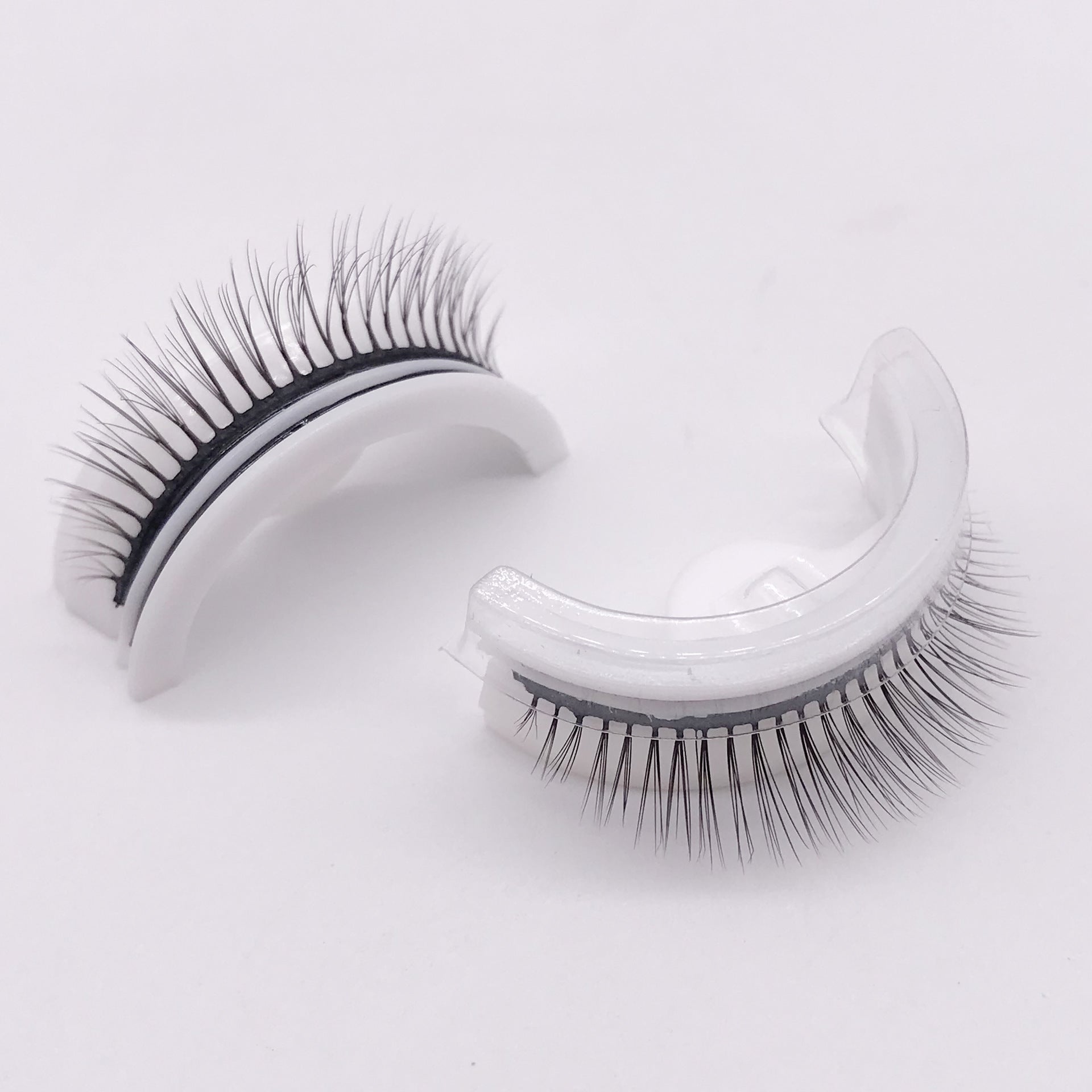 Self Adhesive Reusable 3D Mink Lashes Natural False Eyelashes M27 natural style