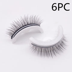 Self Adhesive Reusable 3D Mink Lashes Natural False Eyelashes L01 natural style