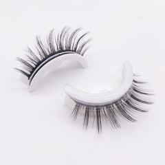 Self Adhesive Reusable 3D Mink Lashes Natural False Eyelashes 3DF036 long style