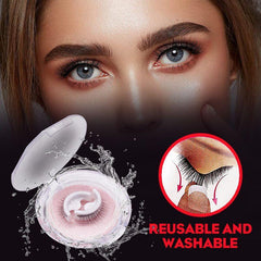 Self Adhesive Reusable 3D Mink Lashes Natural False Eyelashes 3DF009 thick style