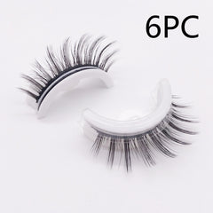 Self Adhesive Reusable 3D Mink Lashes Natural False Eyelashes 3DF036 long style