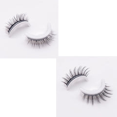 Self Adhesive Reusable 3D Mink Lashes Natural False Eyelashes SetB