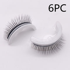 Self Adhesive Reusable 3D Mink Lashes Natural False Eyelashes M27 natural style