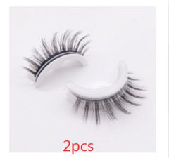 Self Adhesive Reusable 3D Mink Lashes Natural False Eyelashes 3DF036 long style