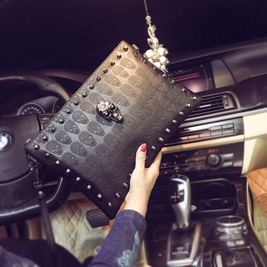Shantou clutch Black A
