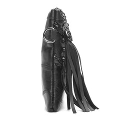Sheepskin Mini Clutch: Stylish Crossbody Shoulder Bag for Ladies Black