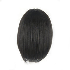 Short Bob Brazilian Remy Human Hair Wig for Black Women Black