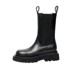 Short boots women Martin boots Black high