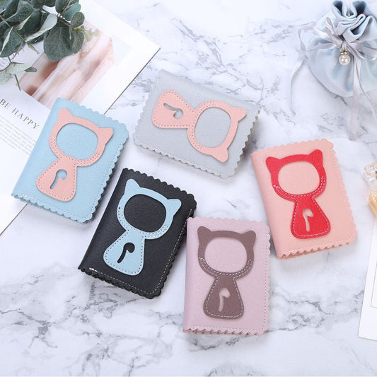 Short clutch wallet Black