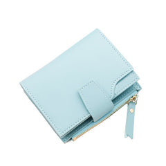 Short Multiple Card Slots Women's Wallet With Zipper 13843 Short Black