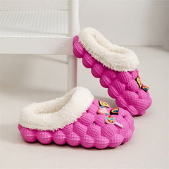 Simple Casual Essential Indoor Slippers Your Feet's Favorite Companion Rose Red