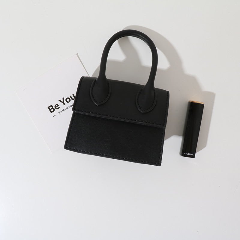 Small Square Bag Lipstick Bag Messenger Bag Black