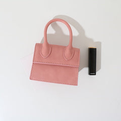 Small Square Bag Lipstick Bag Messenger Bag Pink