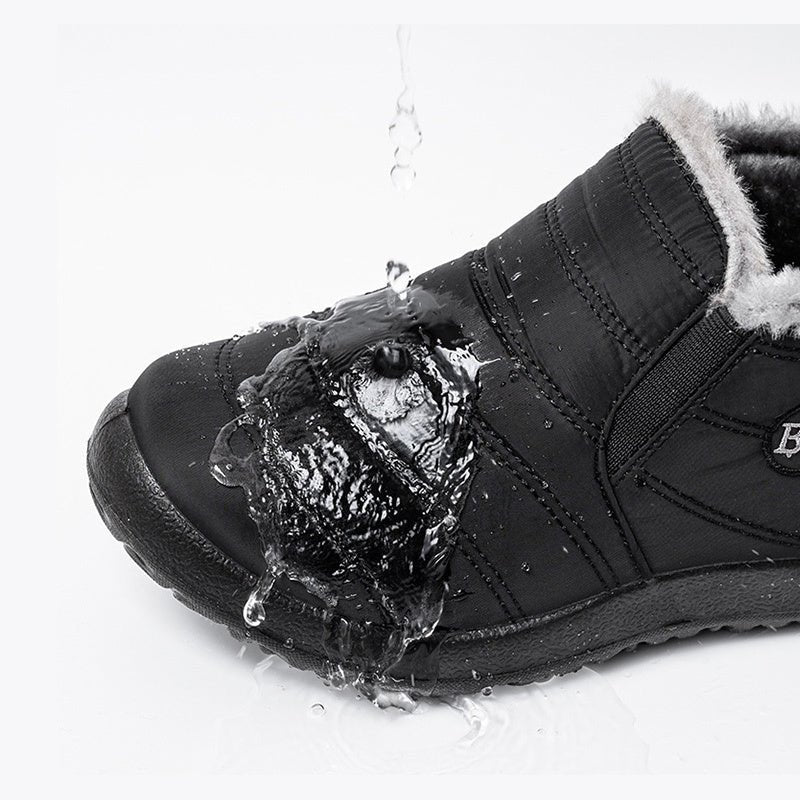 Snow Boots Waterproof Winter Footwear Black
