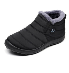 Snow Boots Waterproof Winter Footwear Black