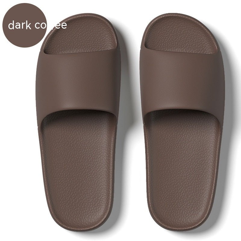 Soft Bottom Anti - slip Sandals Secure Grippe Comfort for Home Dark Coffee