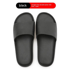 Soft Bottom Anti - slip Sandals Secure Grippe Comfort for Home Black