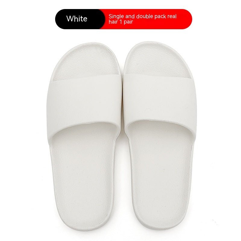 Soft Bottom Anti - slip Sandals Secure Grippe Comfort for Home White