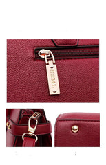 Solid Color Zipper Clutch PU Clutch Shoulder Peacock blue