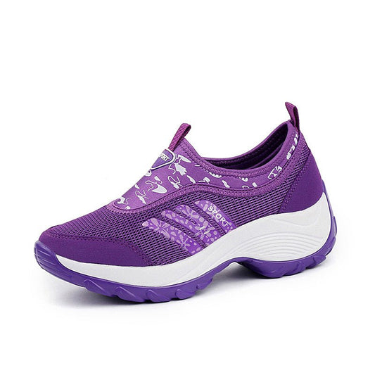 Sports Shoe Slip - Ons for eight - Boosting Women Purple