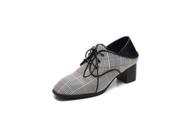 Spring New Single Shoes – Women’s Lazy Lace - Up Shoes Black