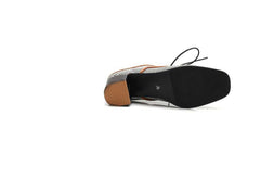 Spring New Single Shoes – Women’s Lazy Lace - Up Shoes Black