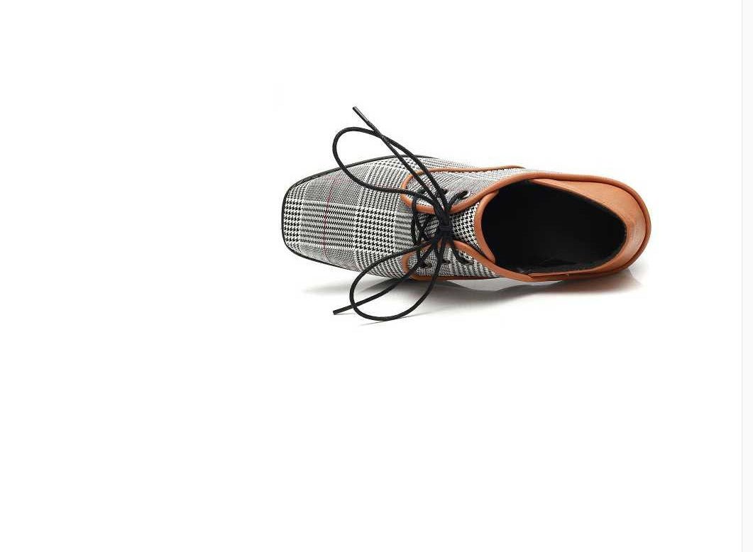 Spring New Single Shoes – Women’s Lazy Lace - Up Shoes Black