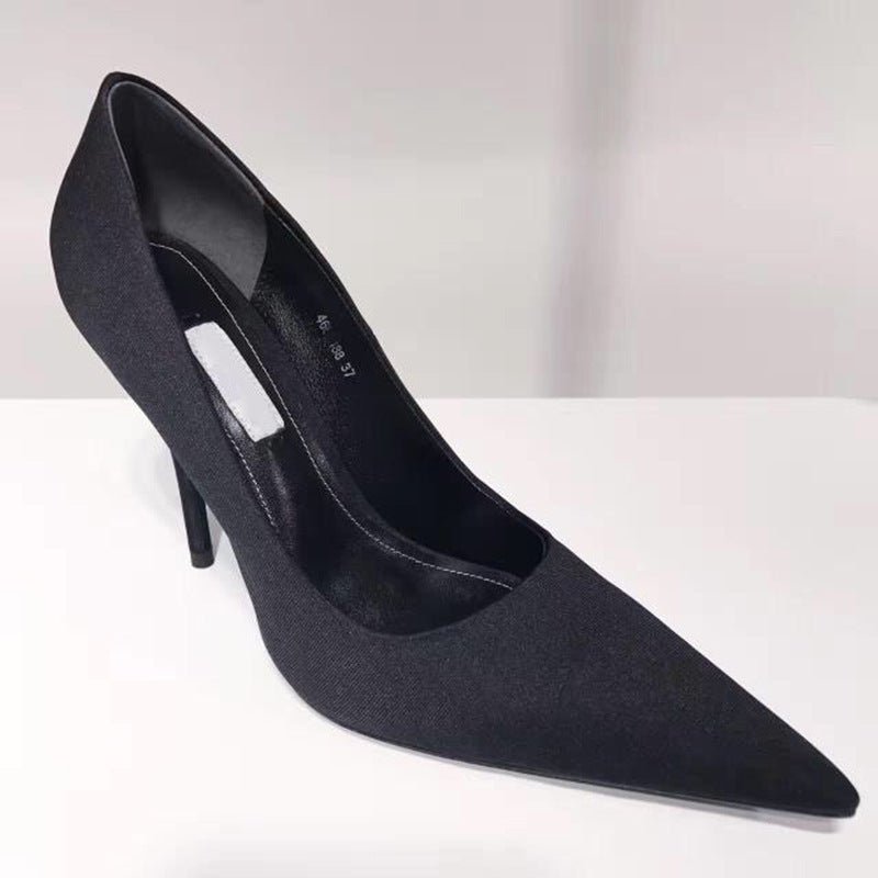 Stiletto High Heel Women's Shoes – Timeless Elegance and Style Black