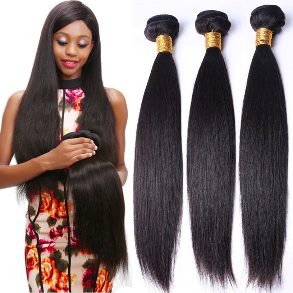 Straight Brazilian Human Hair Wig - Popular in Europe and America 8inch