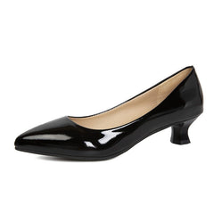 Stylish Black Formal Wear Leather Shoes Elevate Your Every Step pump Black