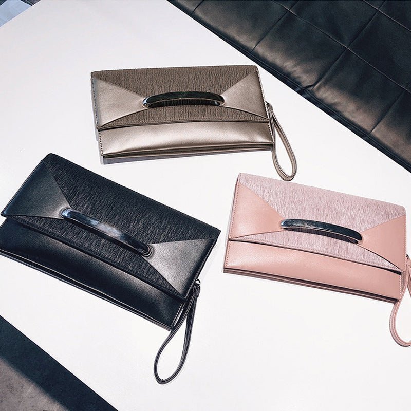 Stylish Clutch Bag Shoulder Messenger Bag for Everyday Use Pink