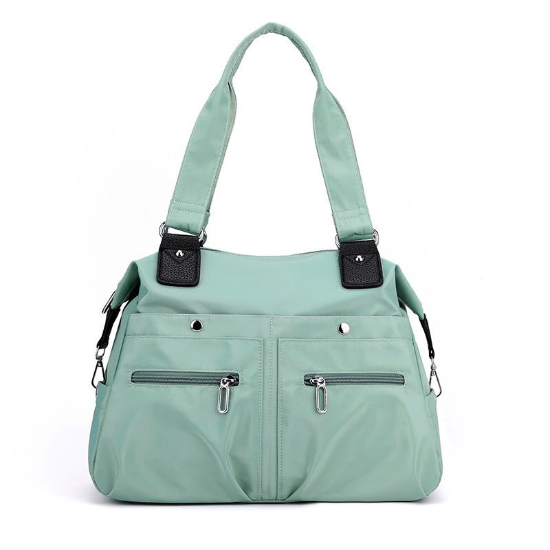 Stylish Clutch for Shopping and Travel Essentials Light Green
