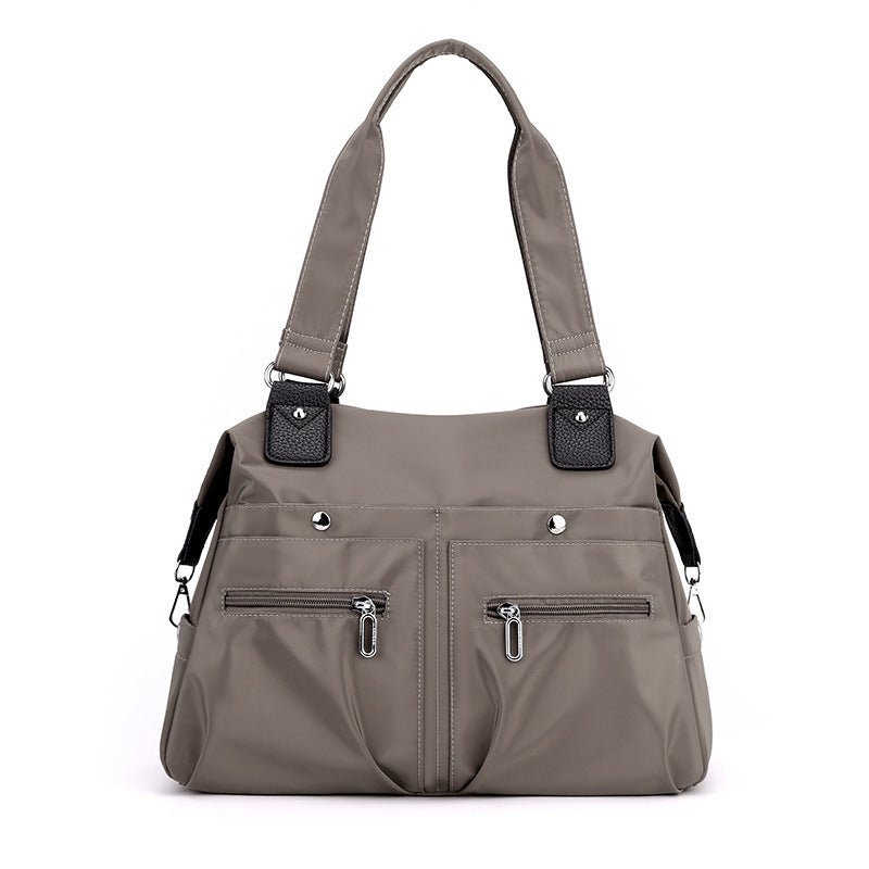 Stylish Clutch for Shopping and Travel Essentials Brown
