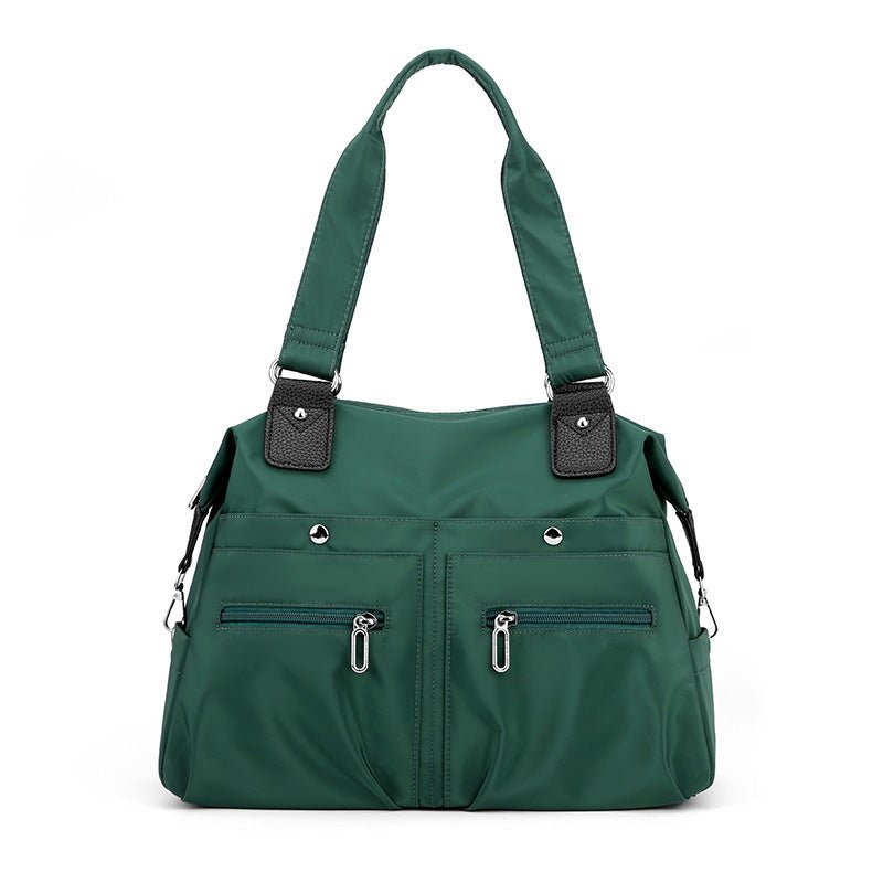 Stylish Clutch for Shopping and Travel Essentials Dark green