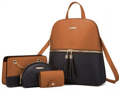Stylish Leather Clutch Shoulder Bag for Women Brown
