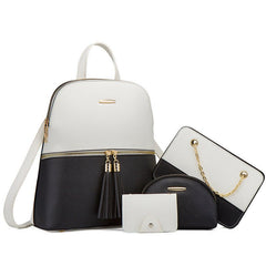 Stylish Leather Clutch Shoulder Bag for Women Grey