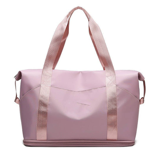 Stylish Portable Travel Bag with Generous Capacity for Short - Haul Adventures Pink