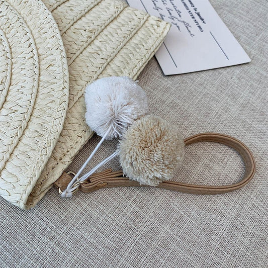 Summer Hand - Woven Clutch Bag Brown