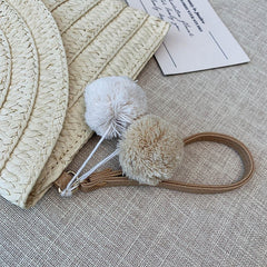 Summer Hand - Woven Clutch Bag Brown