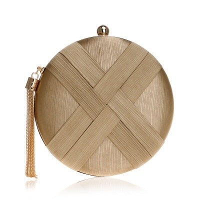 Tassel Clutch Bag A gold