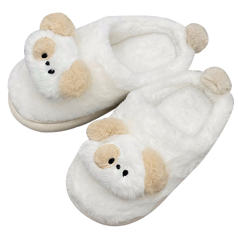 Thermal Removable Waterproof Cotton Slippers for Winter Bliss Khaki