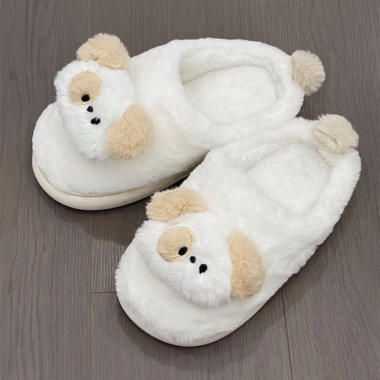 Thermal Removable Waterproof Cotton Slippers for Winter Bliss Khaki