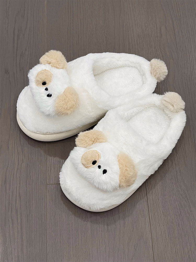 Thermal Removable Waterproof Cotton Slippers for Winter Bliss Khaki