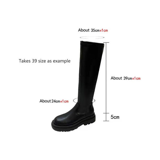 Thick Sole Knee High Boots For Women Long Boots