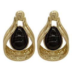 Timeless Retro Baroque Fashion Drop Earrings for Statement Style Gold