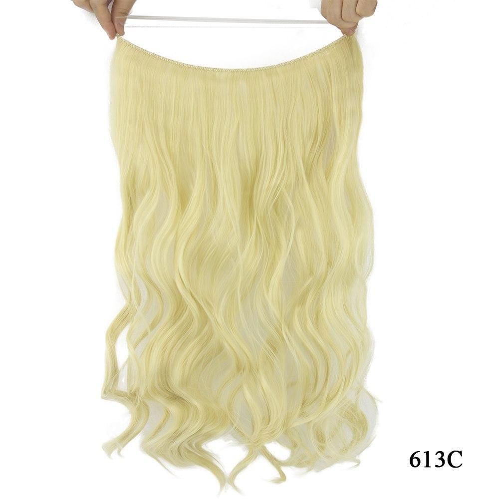 Transformative Halo Hair Extension Wig 613C