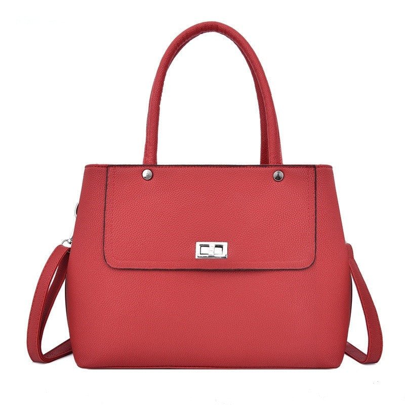 Trendy All - Match Clutch and Shoulder Bag for Fashion Lovers Red