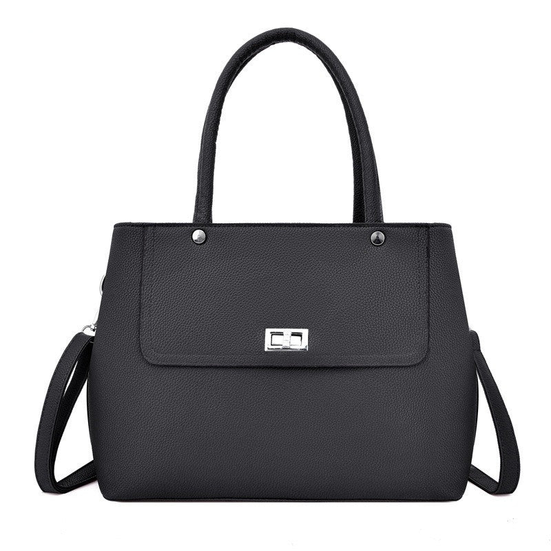 Trendy All - Match Clutch and Shoulder Bag for Fashion Lovers Black