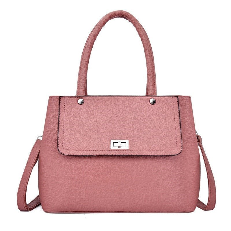 Trendy All - Match Clutch and Shoulder Bag for Fashion Lovers Pink