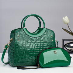 Trendy Clutch Cross - Body Bag for Moms and Kids Green